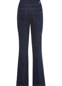Yoga-Jeans mit ausgestellter Fußweite