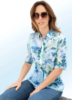 Zart transparente Bluse