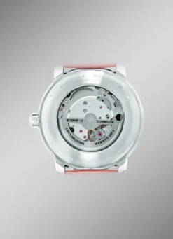 Zeppelin-Automatik-Herrenuhr mit Edelstahlgehäuse und Lederband