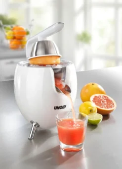 Zitruspresse mit Tropfstopp und Start-/ Stopp-Automatik