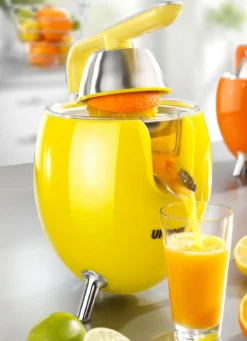 Zitruspresse mit Tropfstopp und Start-/ Stopp-Automatik