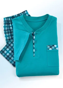 Zweierpack Shortys mit Knopfleiste und Brusttasche